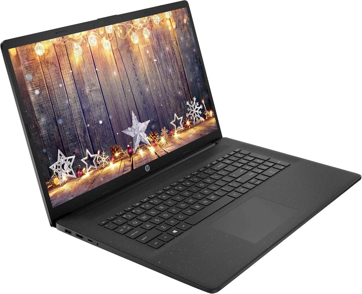 HP 17.3" Business Laptop Computer, 32GB RAM 1.2TB Storage (1TB SSD+256GB Docking Station Set), 10-Core Intel Core i5, Windows 11 Pro Laptop with Microsoft Office License Included, PLUSERA Earphones