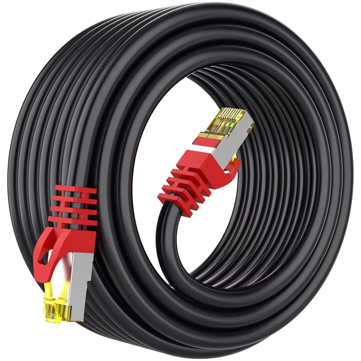 8 50 ft,1.5ft 6ft 10ft 20ft 25ft 30ft 75ft 100ft 150ft 200ft Cable,26AWG 40Gbps 2000Mhz,Indoor&Outdoor RJ45 Cat