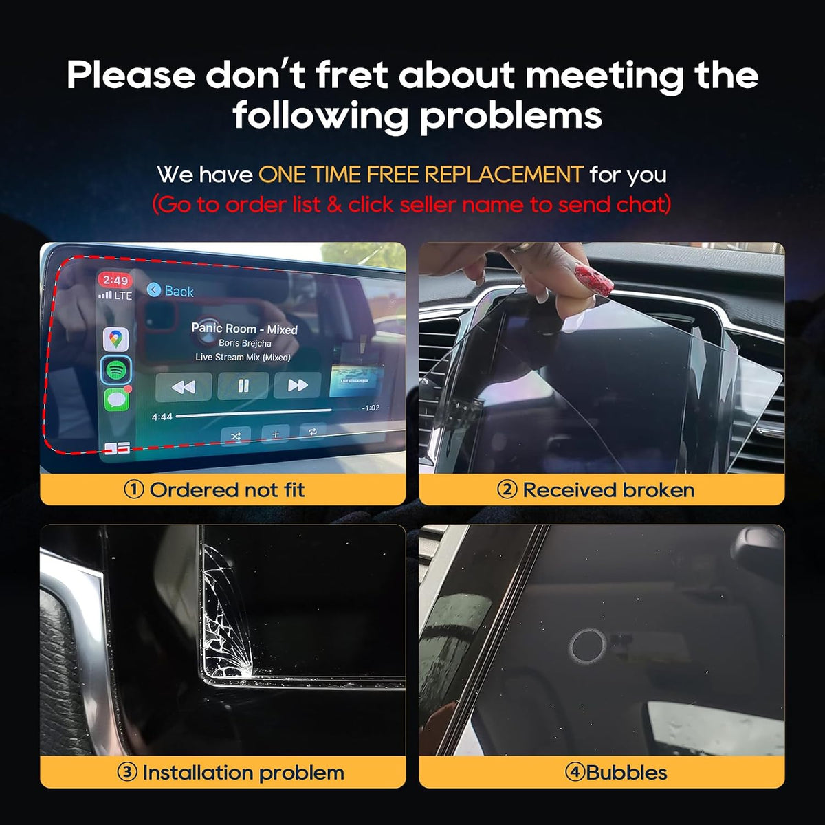 2019 2020 2021 8-Inch 9H LFOTPP Fit for Forte Car Navigation Screen Protector, Tempered Glass Hardness Audio