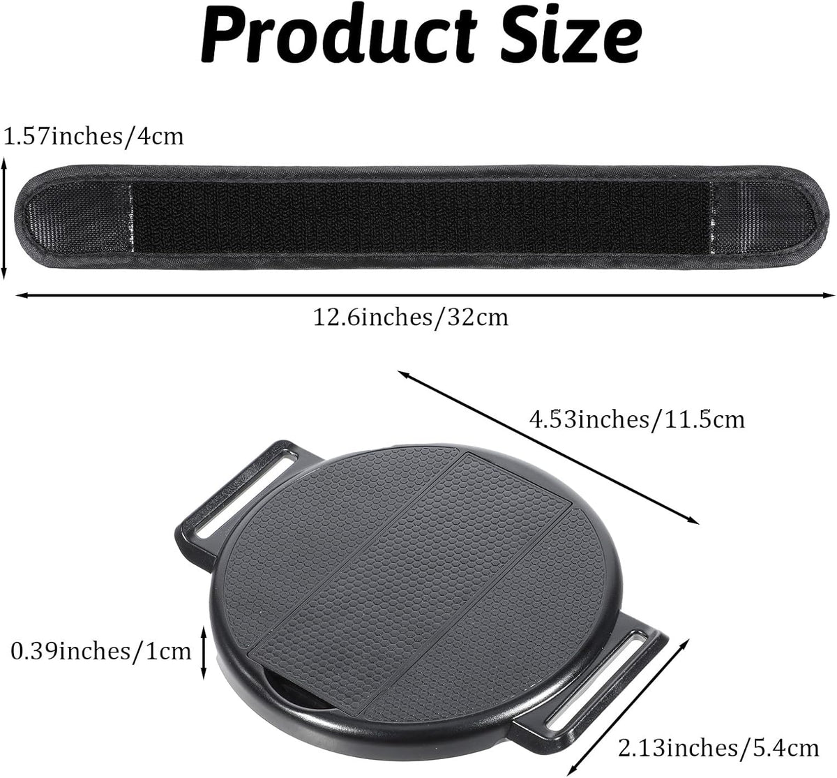 Hpmjz 360 7-11" Tablet Stand with Hand Strap Universal Tablet Hand Strap Holder Degree Rotating Sticky Tablets Stand