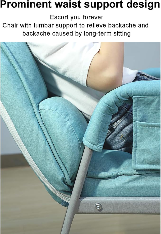 Office Chair Gaming Chair Computer Chair Tufted Executive Chair with Thick Seat and FootrestUpholstered High Back Conference Chair 360° SwivelFabric Office ChairErgonomic Computer Chair H