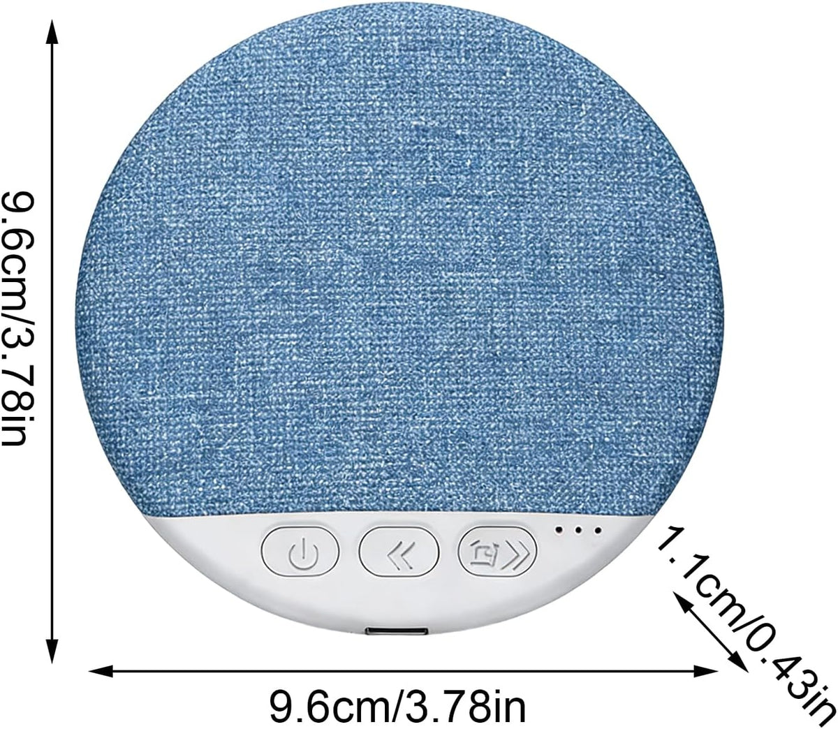 Generic Sleep Pillow Speaker, Pillow Speaker with White Noise Timer Wireless for Sleeping | for Bed Bedroom Home Hotel