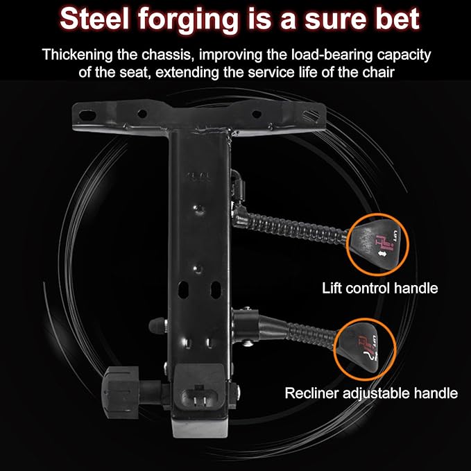 Gaming Chairs for Adults Racing Style Computer Chair Ergonomic Gamer Chairs for Adults Remote Control High Back Reclining Office Gaming Chair with 360° Swivel (Black)
