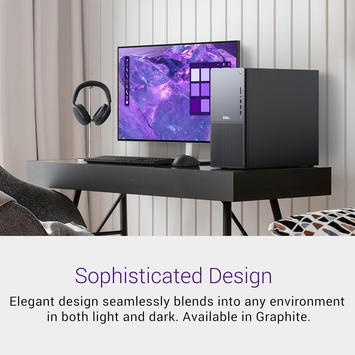 Dell Tower Plus EBT2250 Desktop Computer - Series 2 Intel Core Ultra 9 285 24-Core Processor up to 5.6 GHz, 16GB DDR5 RAM, 8TB SSD, Intel UHD Graphics 770, Windows 11 Home, Graphite - EBT 2250