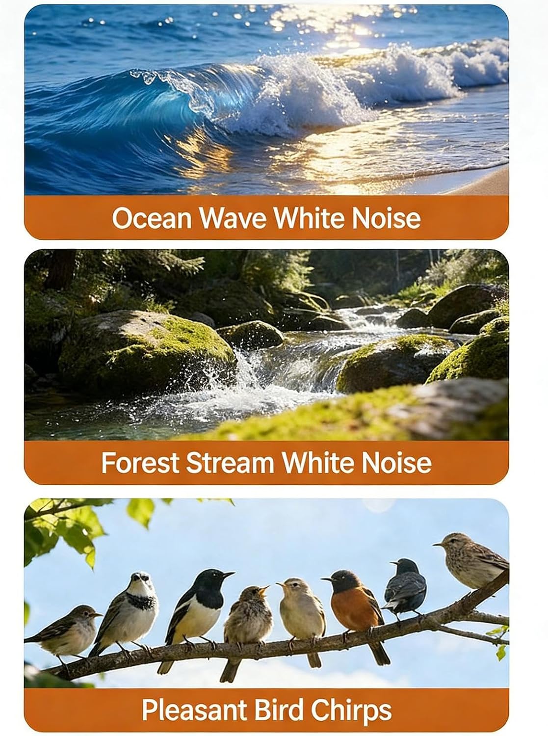 Generic Immersive Pillow Speaker,Portable Rechargeable Professional,White Noise Machines Wireless Speaker - for Home