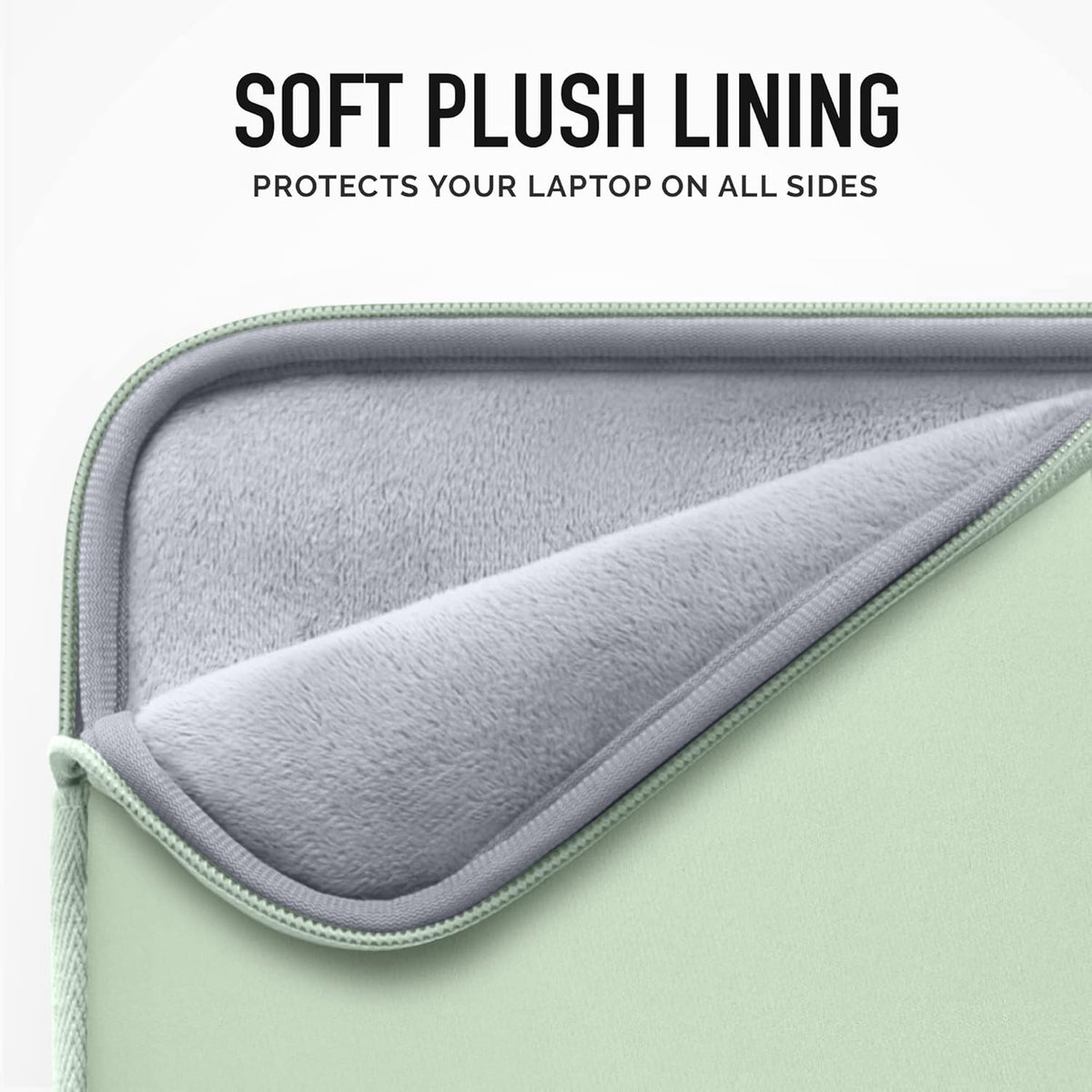 Vandel MacBook Air 13 inch Laptop Sleeve, Fits 13-13.3 inch Laptops: Neoprene MacBook Air & Pro Case, Chromebook, HP Soft Cover | Thin Computer Carrying Bag, Sage Green Mac (M1 & M2) Pouch