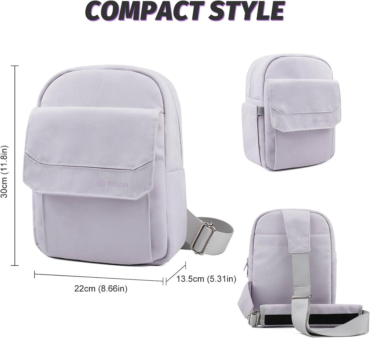 Backpack TULLIO Camera Bag Crossboy Camera Sling Chest Bag Waterproof for DSLR SLR Mirrorless Camera Waterproof