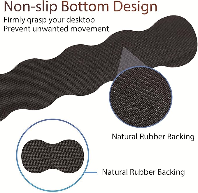 Large Gaming Table Pad 31.5 x 11.8 + Keyboard Wrist Pad + Mouse Wrist Pad + Coaster Non-Slip Base 4-in-1 Set Ergonomic Memory Foam Easy Typing Pain Relief Firing Dragon