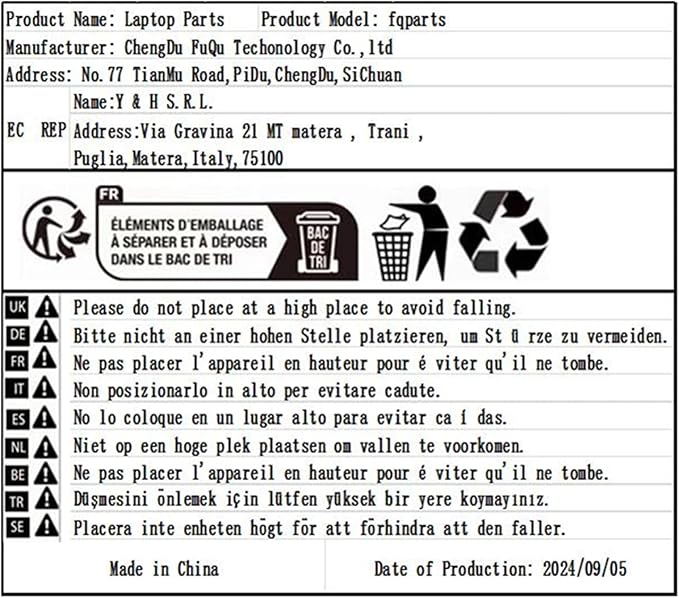 Generic Laptop Internal Built-in Speakers for ACER for Aspire R7-572 R7-572G