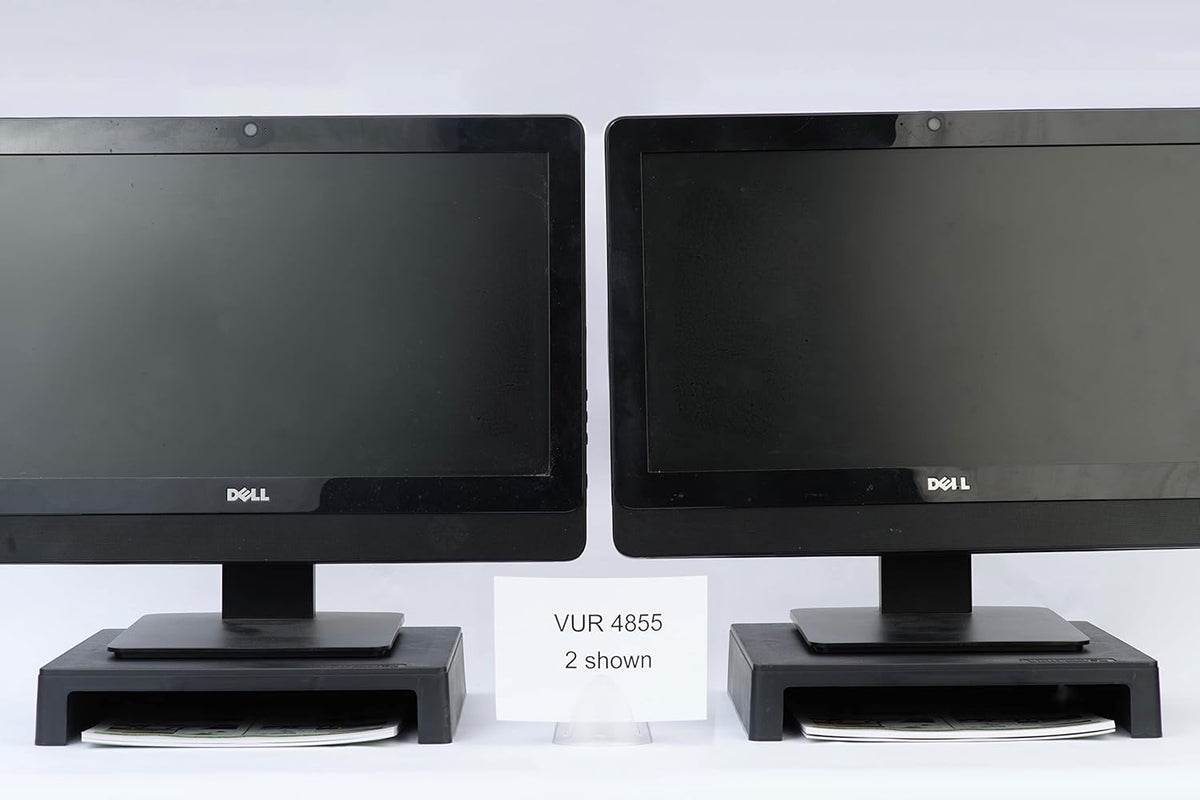 2 Inch 2, 4855 Vu Ryte Stackable Computer Monitor Riser Stand, VuRyser Black, VUR (Single)