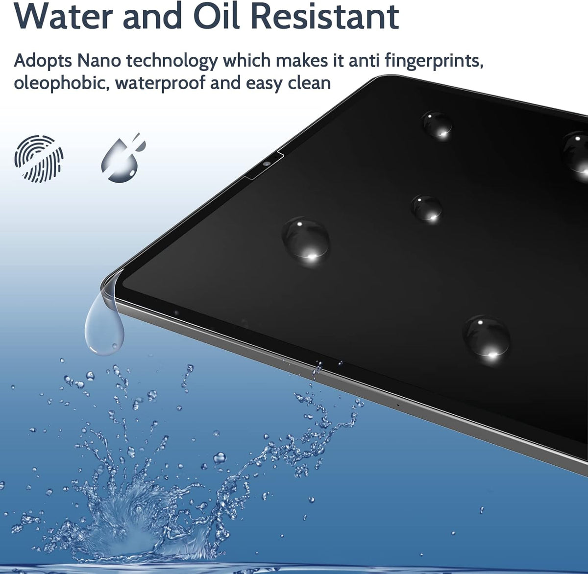 IPROKKO 2 Pack Anti Blue Light Screen Protector Compatible with iPad Air 5th Generation / 4th Generation (2022 & 2020), iPad Pro 11 Inch Screen Protector (2021/2020/2018), Anti Glare and Bubble Free