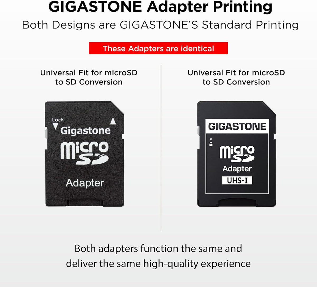 Gigastone 64GB A1 V30 4K 90MB/s A1 10, Micro SD Card, Video Recording, Surveillance Security Cam Action Camera Drone