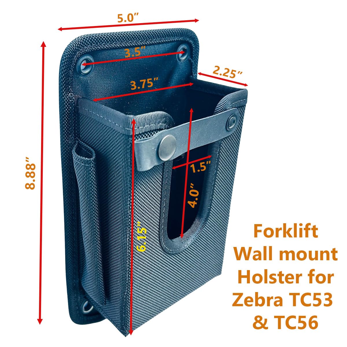 HILIPRO Wall/Forklift Mount Holster for Zebra TC53/TC58 with Trigger Handle