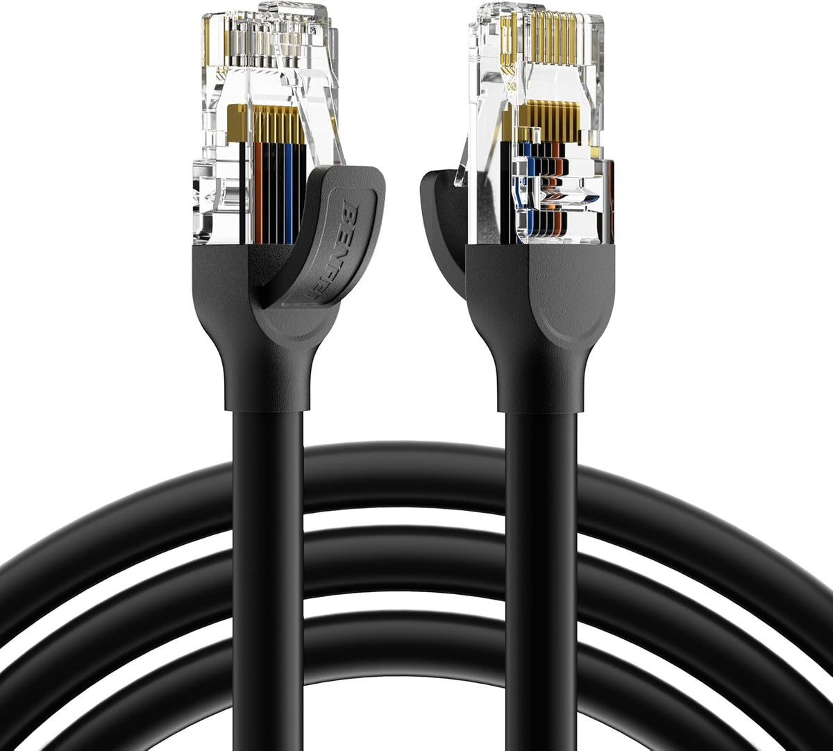 6 6.6ft, 250MHz 10Gbps RJ45 10/100/1000/10000 BENFEI Cat Ethernet Cable Network Cable, LAN Cable for Mbps Network