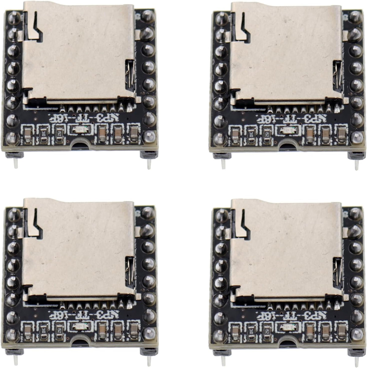 Aihjcnele MP3 (4-pcs) Player Mini Audio Voice Module TF Card U Disk Board for DFPlayer Audio Voice Decode Music Module