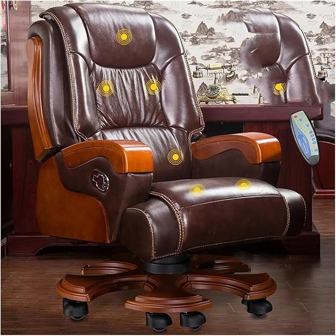 Managerial Chairs Computer Ergonomic Chair Office Recliner Living Room Massage Gaming Mobile Swivel Modern Furnitures.(A with Massage)