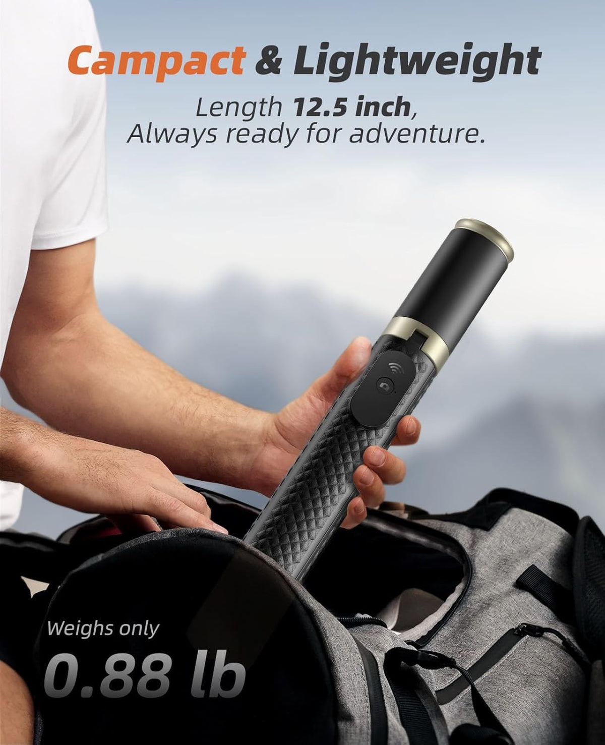 62" Phone Tripod & Selfie Stick, Tripod for iPhone with Remote, Portable, Lightweight Travel Tripod for Selfies Video Recording Vlog, Extendable iPhone Tripod Stand Compatible with iPhone Android