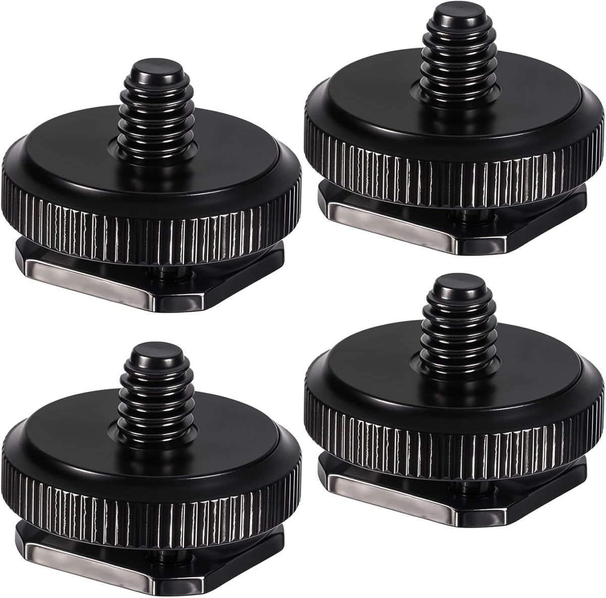 FdcLixuvol 4 1/4 Inch Pcs Camera Adapter Screws, Compatible with Versatile Flash Hot Shoe Mounts for DSLR Camera Rigs