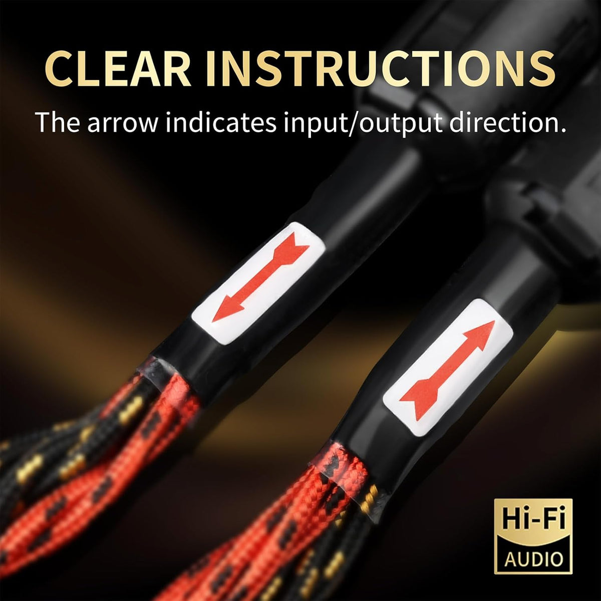 12 AWG Audiophile HiFi Speaker Audio Cable–4N OFC Core,24K Gold-Plated Banana Plugs with Nylon Braid,Compatible with Amplifier,Speakers,AV Receiver & Home Theater(9.84ft/3m) 2-Pack
