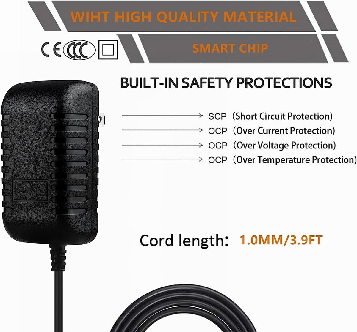 CJP-Geek P9300C AC Adapter Compatible with OttLite Natural Daylight LED Flex Floor Lamp Power Supply
