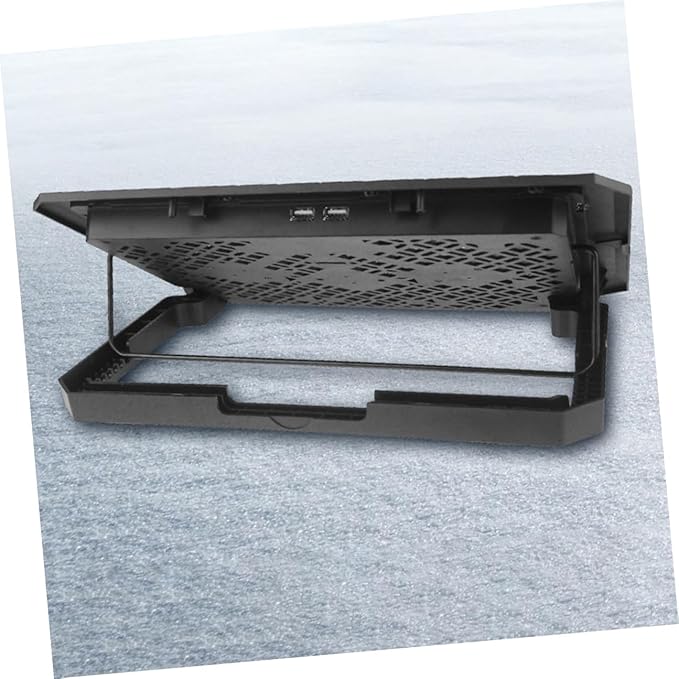 Laptop Cooling Pad with Variable Rate Fan 15.6-inch Silent Cooling Stand for Gaming and Office Laptops with Blue LED Light