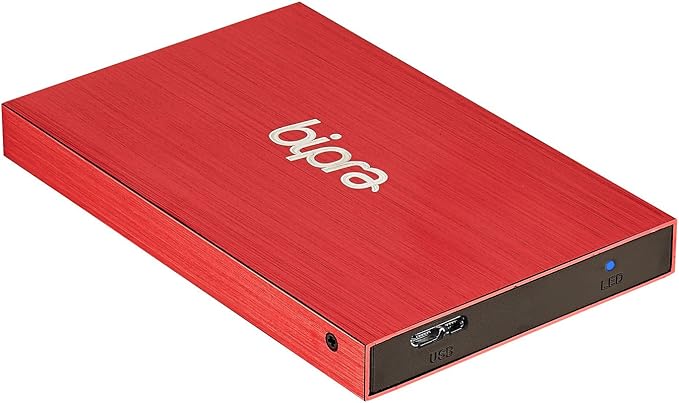 B:Drive B3 500GB USB 3.0 2.5 inch NTFS Portable External Hard Drive - Red
