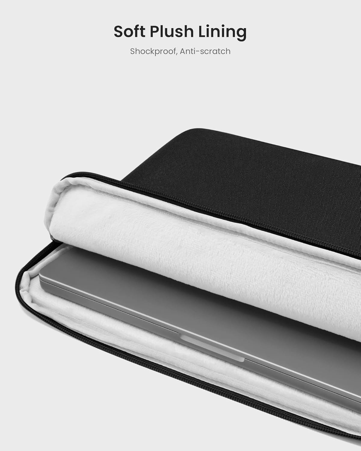 tomtoc Slim Laptop Sleeve Case for 13-inch New MacBook Air M4/A3420 M3/A3113 M2/A2681, M1/A2337 2025-2018, MacBook Pro M2/M1, Water-Resistant Protective Carrying Case with Accessories Pocket