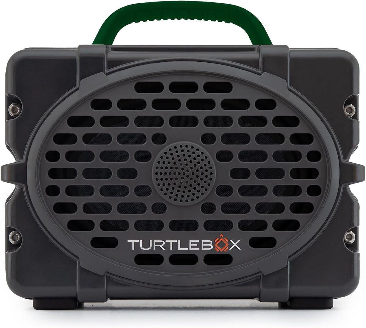 Turtlebox Original Gen 3: Portable Outdoor Bluetooth Speaker – Ultra-Loud (120dB), Waterproof (IP67), Rugged, Impact-Resistant, 3-Day Battery | Party Mode: Unlimited Pairing Stereo, Gray/Green