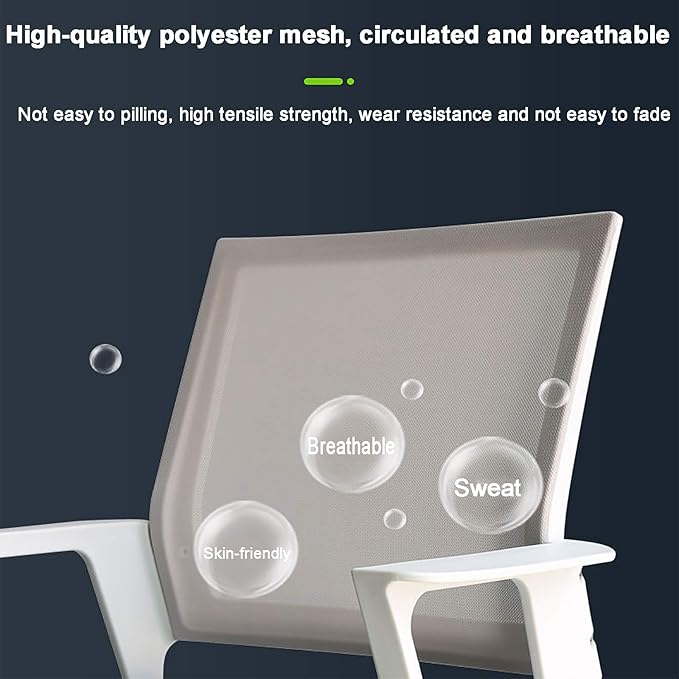 Office Chair Gaming Chair Computer Chair Ergonomic Computer Chair Height Adjustable Adults Desk ChairMesh Game ChairComfortable Upholstered Executive Swivel Chair for Gaming or Home O
