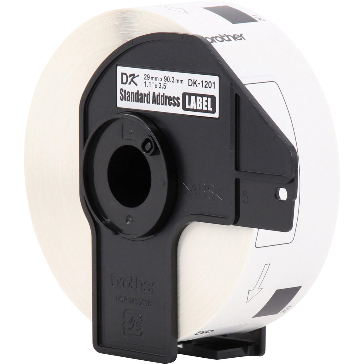 Brother Genuine DK1201 Die-Cut Standard Rolled Address Labels for QL Printers, (DK1201)