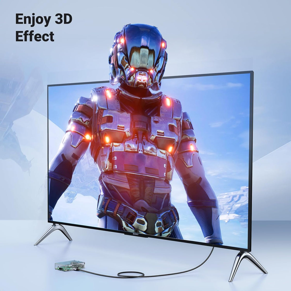 8K 6.6FT 8K@60Hz 4K@240Hz UGREEN Mini HDMI to HDMI Cable Aluminum Braided Bidirectional HDR eARC Compatible