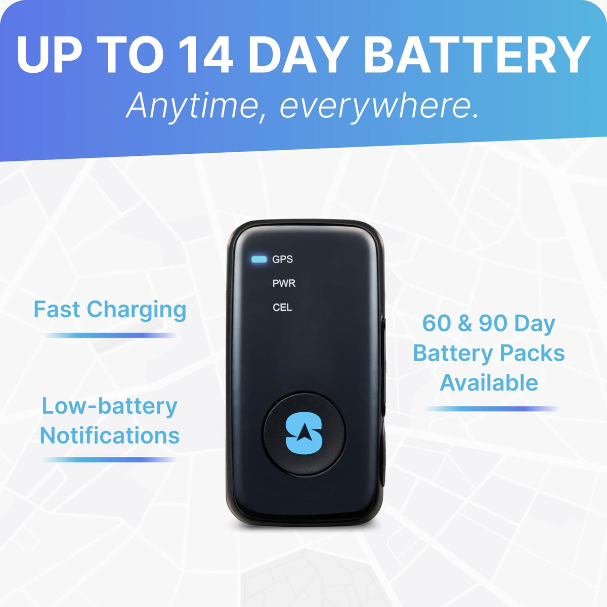 Spytec Atlas GPS Tracker for Vehicles & Kids (Subscription Required) | Up to 14-Day Battery Life | Waterproof Magnetic Case, Geofencing, Portable Real