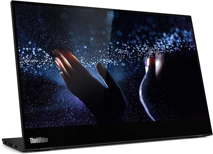 ThinkVision M14t USB-C Mobile Monitor with Touch Screen - Black