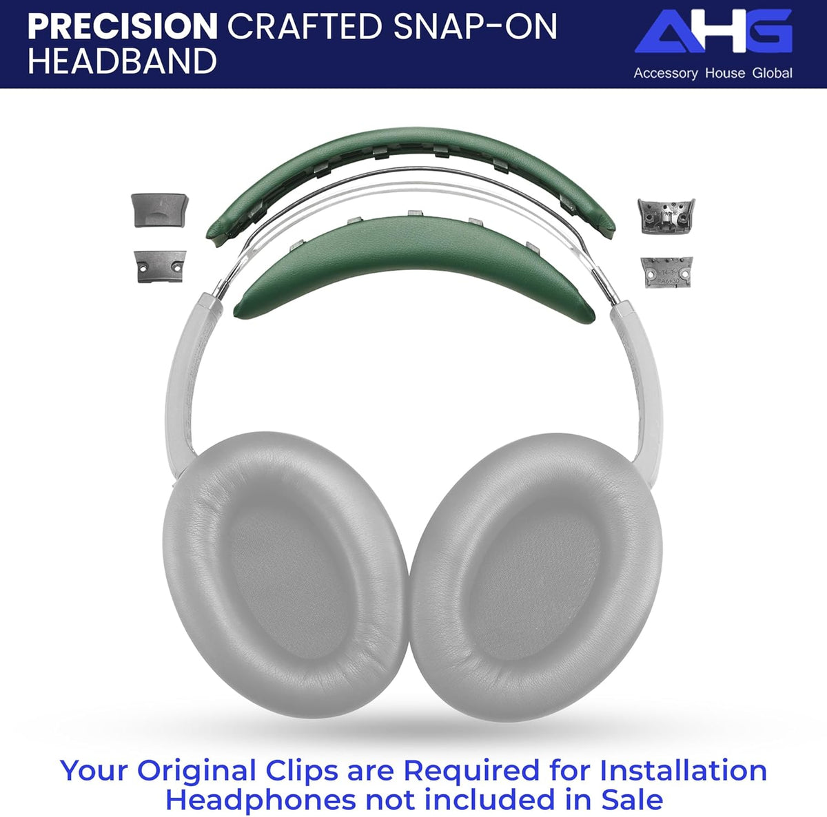 Replacement QC Ear Pad and Headband Pad Kit Cushion. Compatible with Bose QuietComfort 2023 QC45 QCSE QC35 II Noise Cancelling Headphones (Cypress Green). Easy DIY Fit