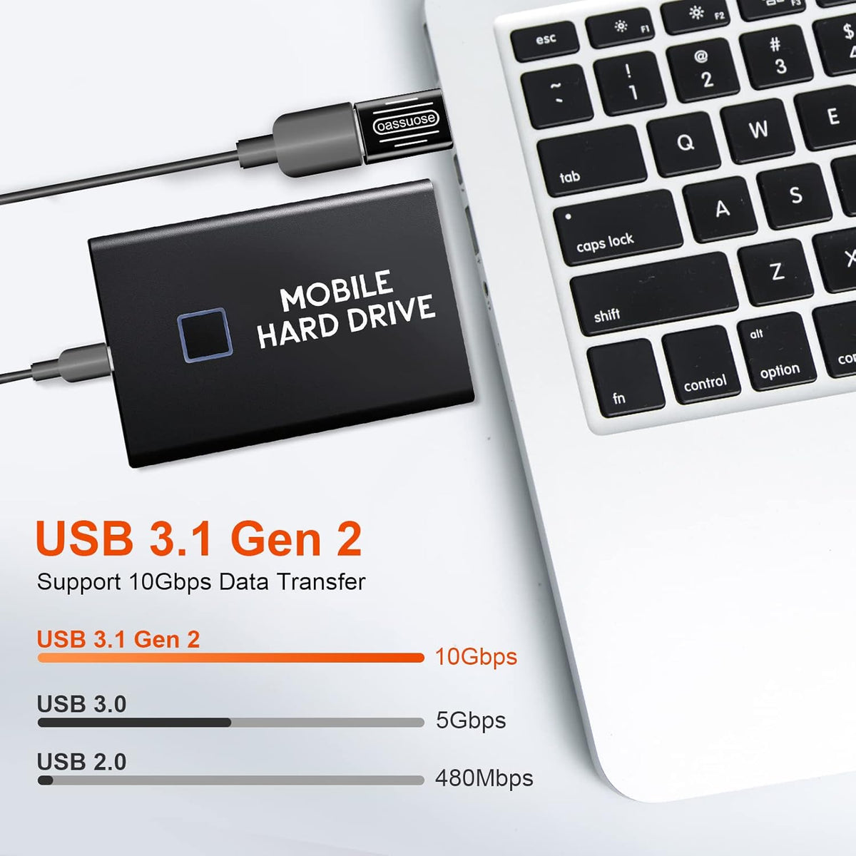4-Pack USB C to USB Adapter(Gold-Plated),Thunderbolt 3 Male to USB 3.0 Female OTG Adapter for MacBook Pro,iMac,iPad Pro,Pixelbook,Chromebook,Microsoft Surface Go and Other Type C Device(Black)