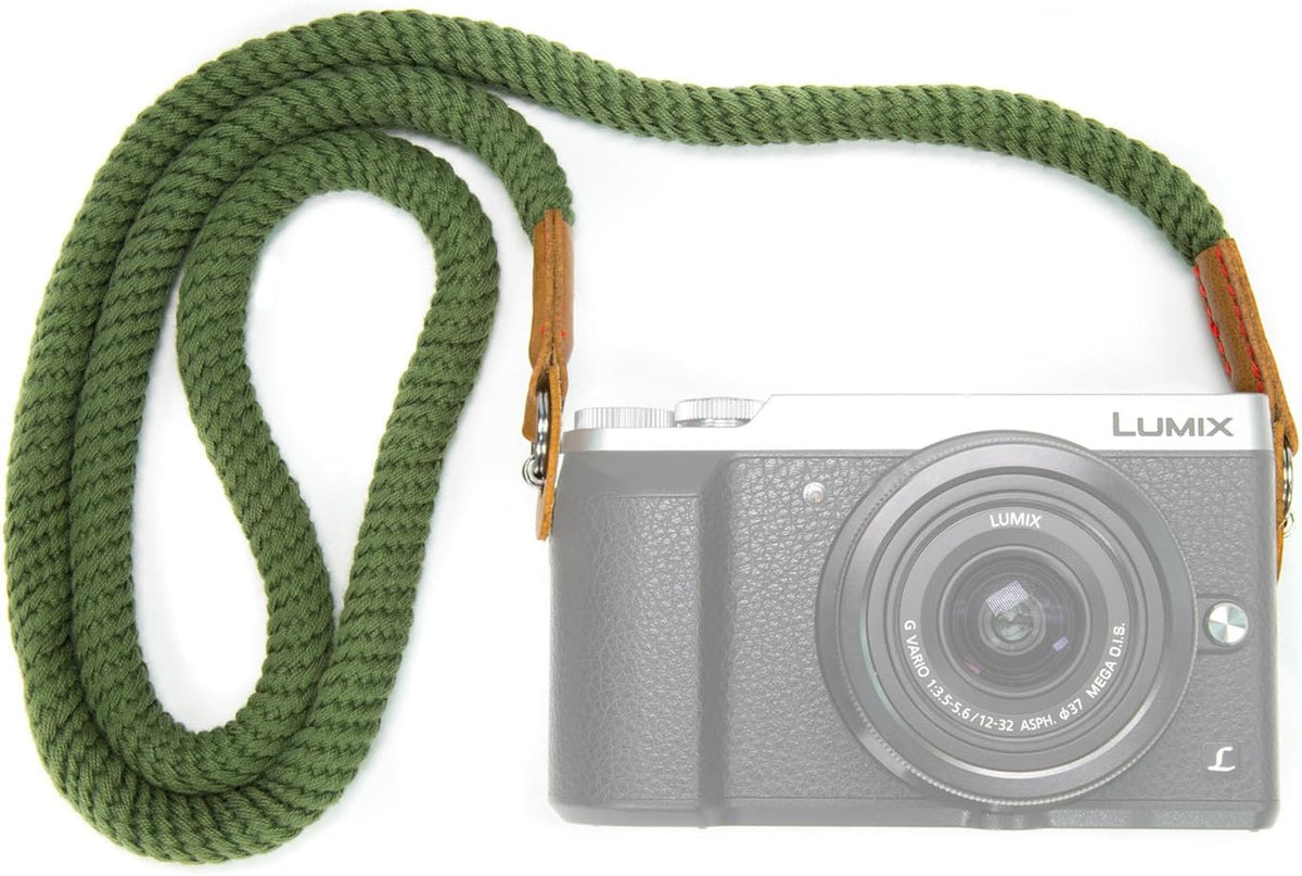 Genuine Leather Camera Shoulder or Neck Strap - MegaGear SLR/DSLR Sierra Series
