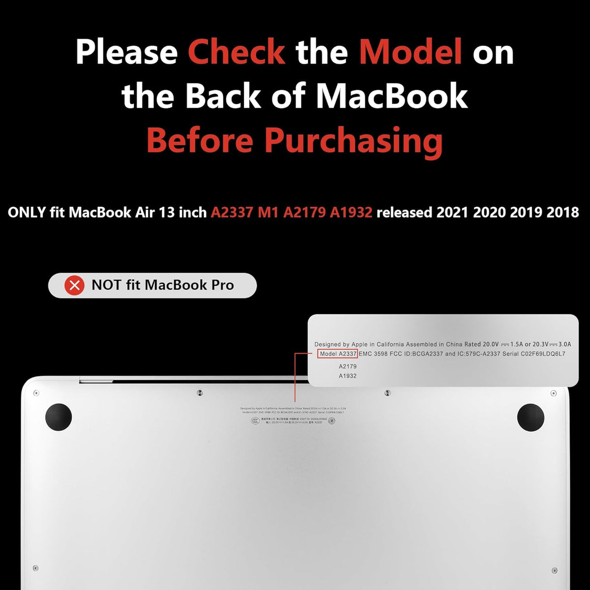 MEEgoodo for MacBook Air 13 inch Case 2021 2020 2019 2018 Released A2337 M1 A2179 A1932 with Touch ID, Plastic Hard Shell & Keyboard Cover Compatible with MacBook Air Case 13.3, Strawberries & Flowers