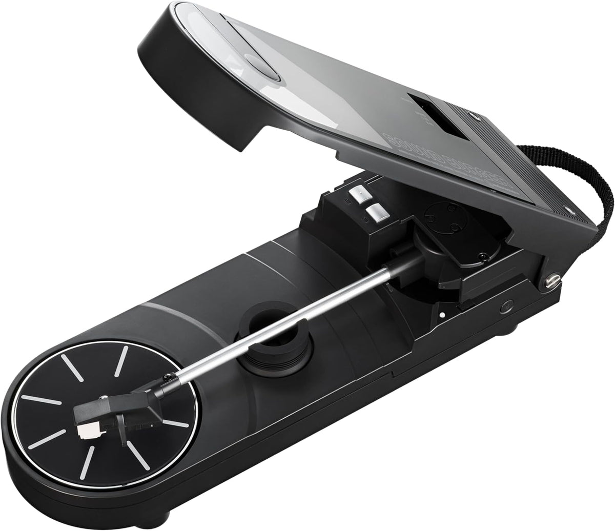 Audio-Technica AT-SB727 Sound Burger Portable Bluetooth Turntable, Black