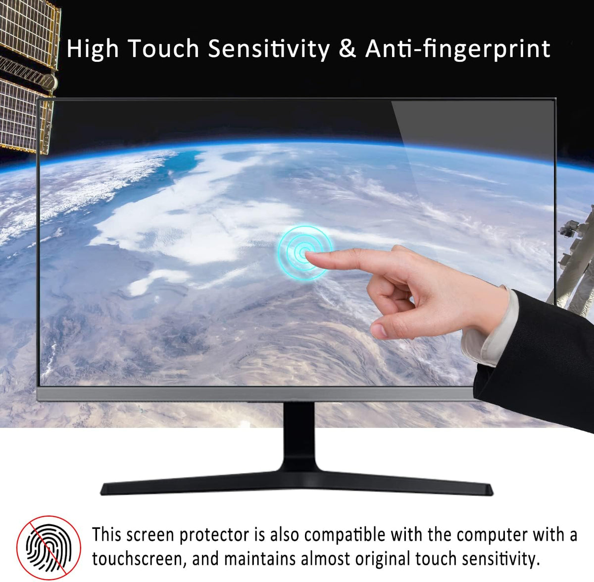 2 Pack 24" 24" 16:9 (20.9" 11.8" Anti Glare Matte Screen Protector