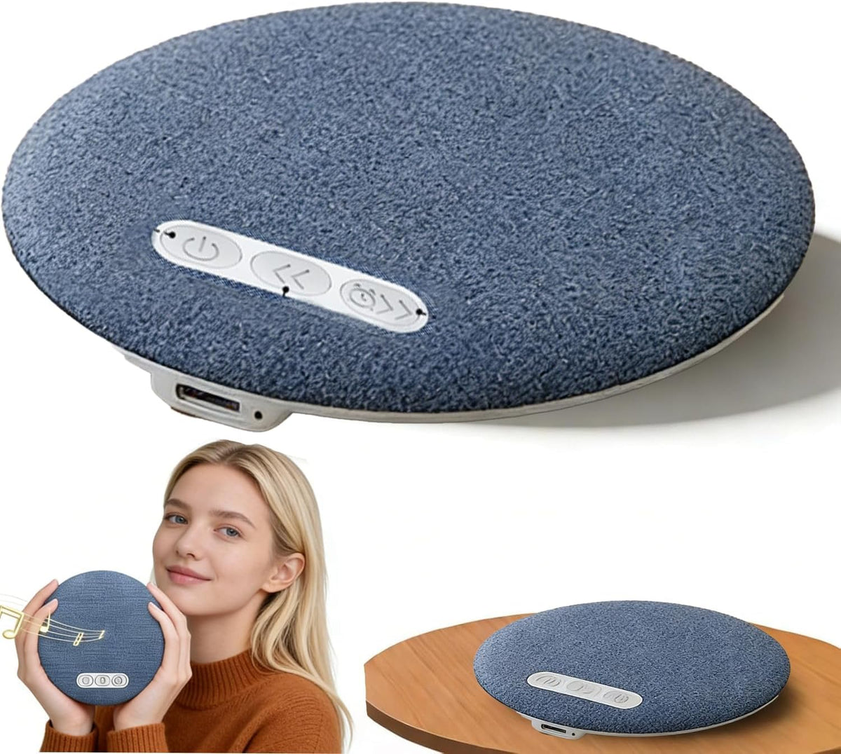 Generic Sleeping,2026 Bluetooth Pillow Speaker for Upgraded Ultra -Thin Wireless Under Pillow Speaker with Stereo Bass