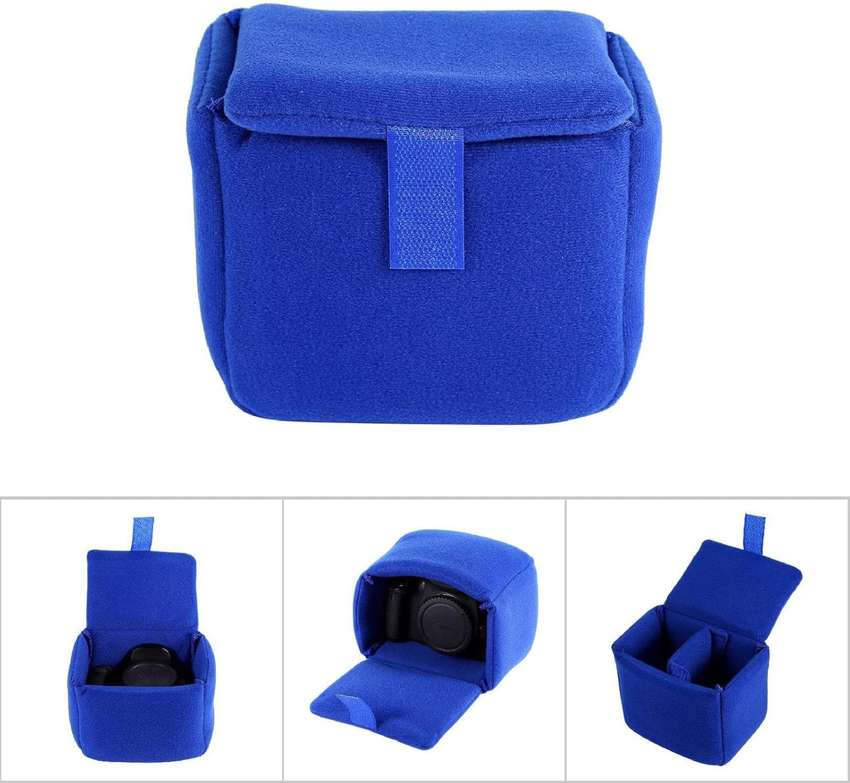 DSLR Camera Insert, Shockproof Travel Padded Case Organizer Durable Protective Accessory for Photographers Customizable