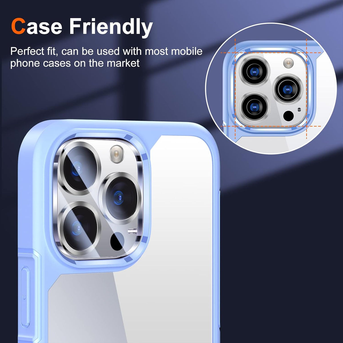 UniqueMe [ 3 Pack] Compatible with iPhone 12 Pro Max 6.7" Camera Lens Protector Tempered Glass,[Case Friendly][New version][Scratch-Resistant][Easy Installation] -Silver