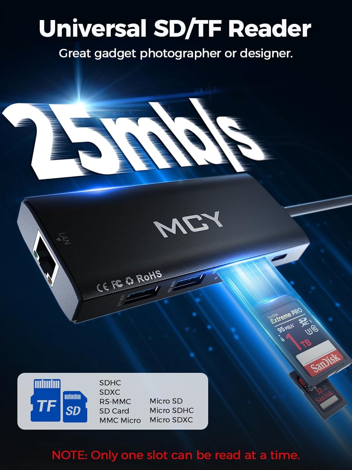 MCY USB C Hub,Laptop Docking Station Dual Monitor Single 8K,2x4K@60Hz,10 in 1 Type-C Multiport Adapter with 2 HDMI,PD100W,Extender Splitter,Card Reader,Ethernet Dock for Mac/Dell/HP/Surface/Steam Deck
