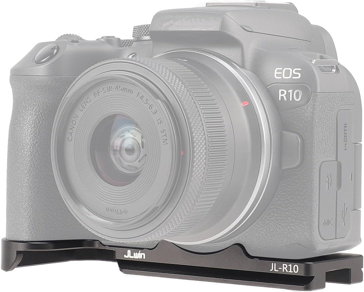 FocusFoto R10 Quick Release Baseplate QR Plate Mount for Canon EOS Mirrorless Camera, Compatible with Arca-Swiss