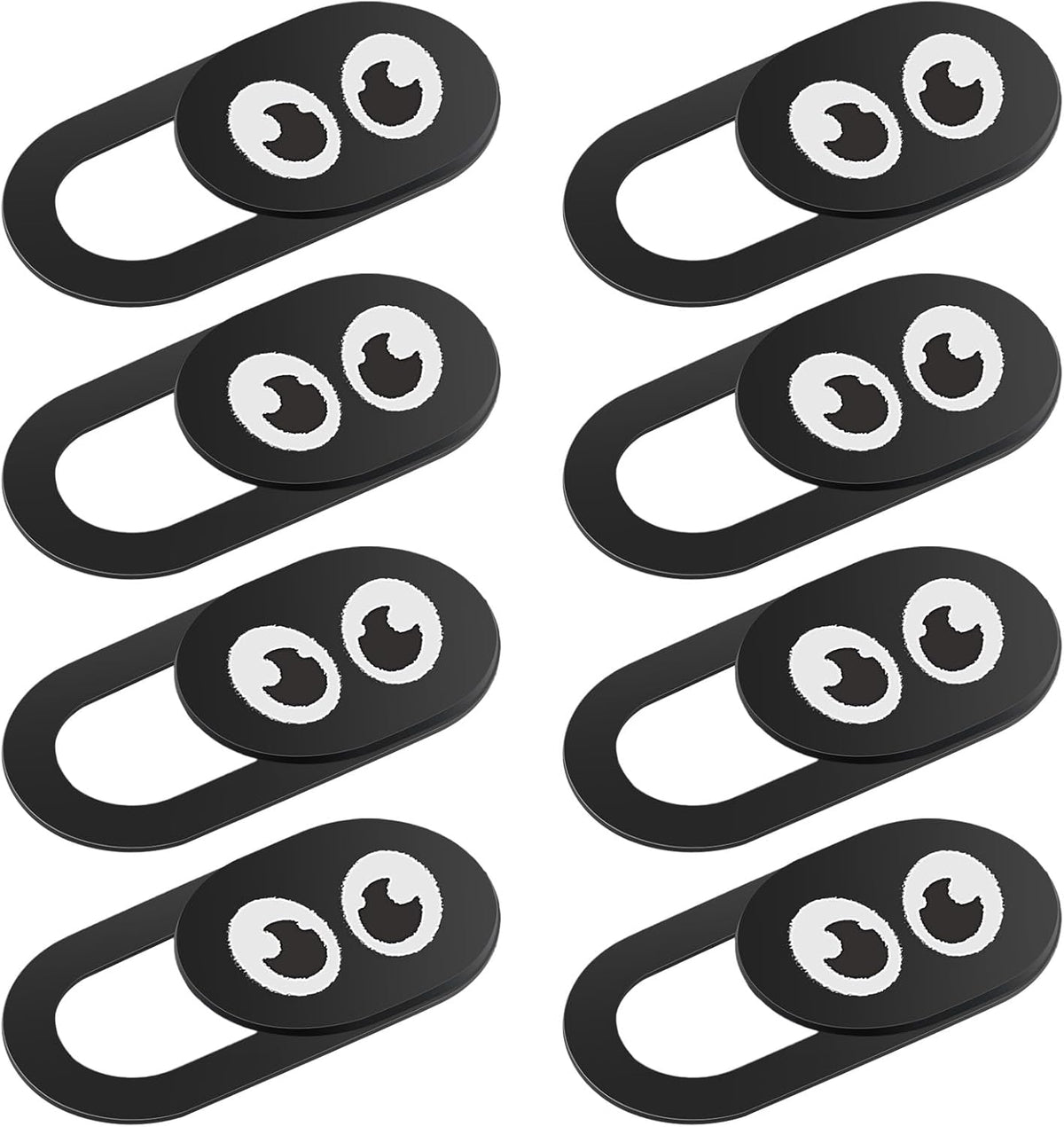 AOZUO 8PCS Thin Webcam Cover Slide, Phone Camera Cover Laptop Camera Blocker Slider Strong Adhesive Protect Privacy