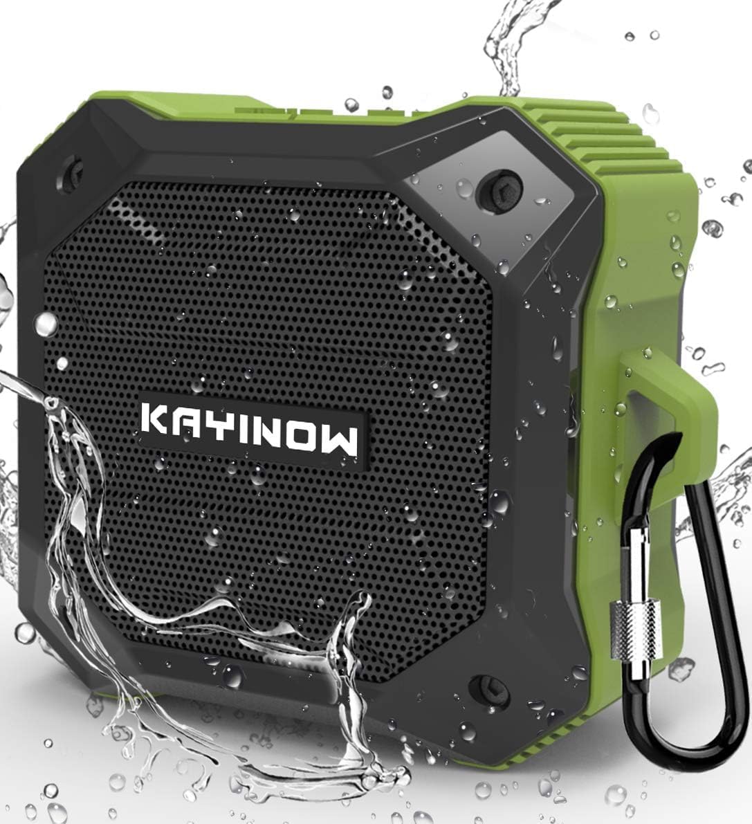 Portable Bluetooth Speaker with IPX7 Waterproof 5W Small Wireless Speakers with TWS Pairing,TF Card/AUX,12 Hours Playtime for Outdoor,Camping,Bathroom,Travel,Beach Use,Gift Ideas