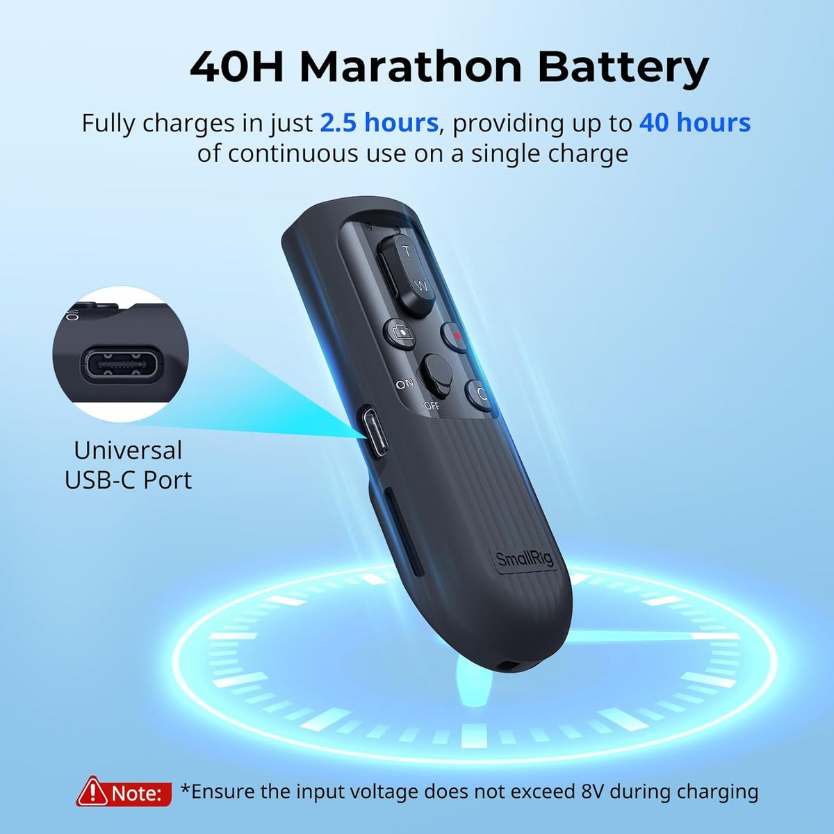 SMALLRIG Camera Remote Control Wireless Shutter Commander for Sony for Canon for Nikon Camera, fits for A7 IV, A7R V, A7R IV, A7R III, A7S III, A6700, FX3, A7CR, A7C II, ZV-E10, R5, R6, R7, R8-5207