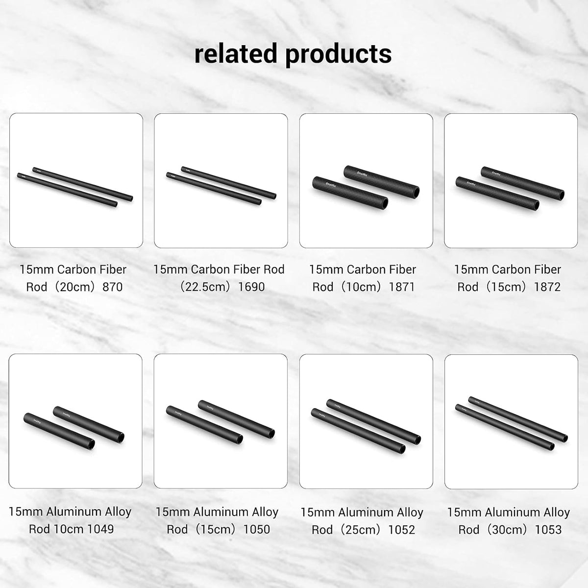 90-Degree 15mm 2069 SMALLRIG Rod Clamp for DIY Camera Camcorder Video Rigs Shoulder Mounting Accessory