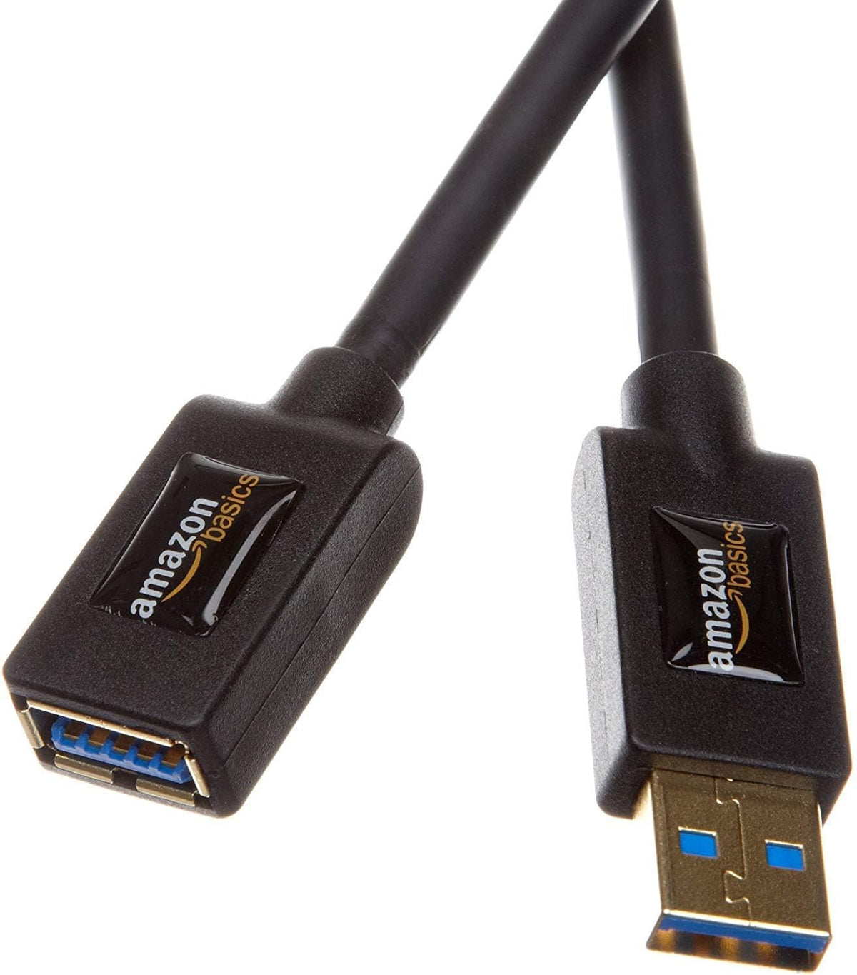 3.0 9.8-Foot 4.8Gbps, 3 Amazon Basics USB Extension Cable, High-Speed Data Transfer, Male to Female, Gold-Plated