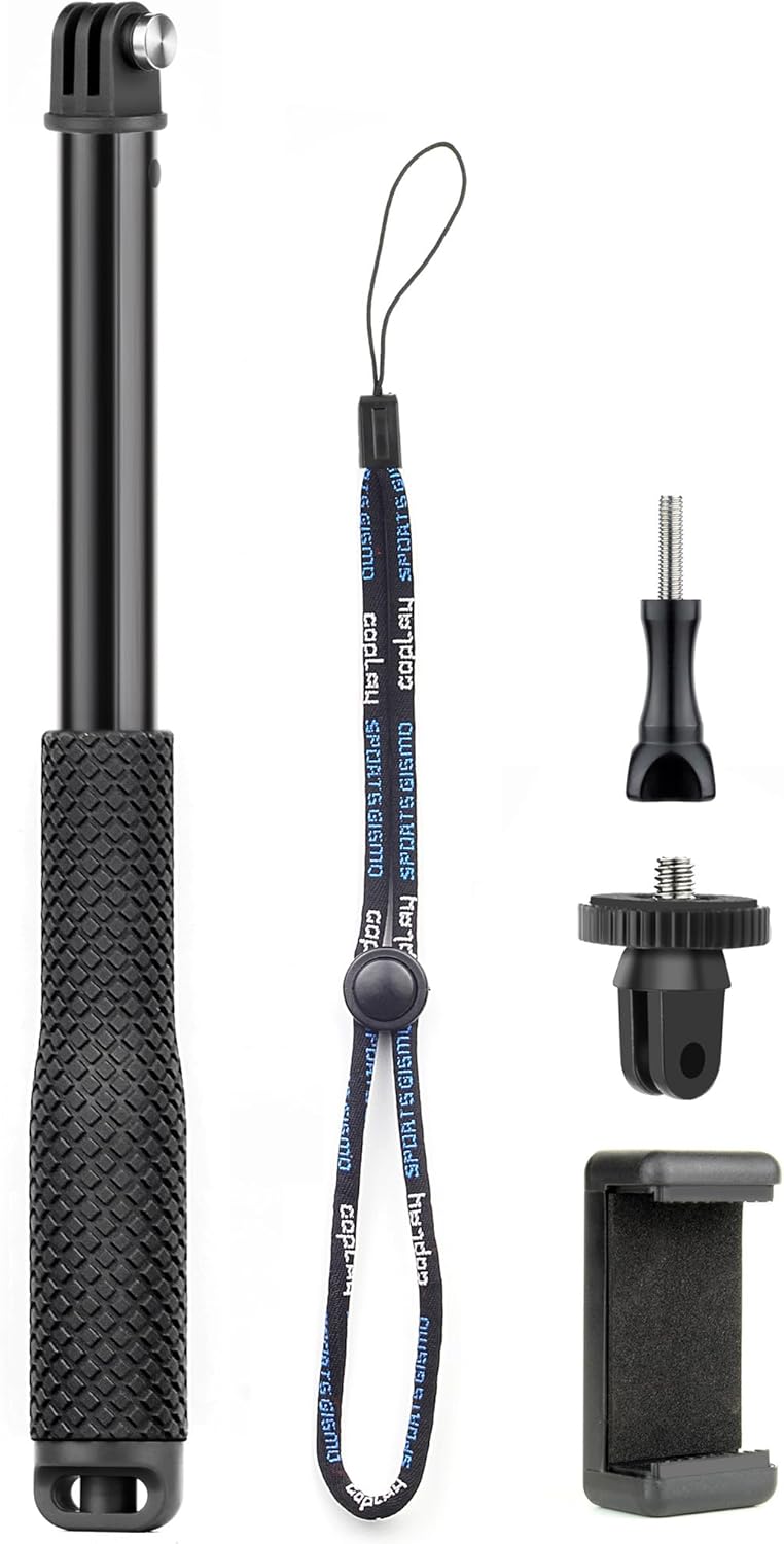 GEPULY 13 12 11 10 9 8 7 6 5 6 5 Waterproof Selfie Stick Pole Hand Grip Adjustable Underwater Monopod for GoPro Hero